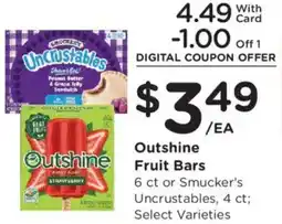 Fry's Outshine Fruit Bars offer