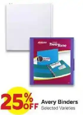 United Supermarkets Avery Binders offer