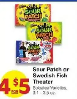United Supermarkets Sour Patch or Swedish Fish Theater offer