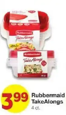 United Supermarkets Rubbermaid TakeAlongs offer
