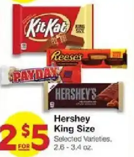 United Supermarkets Hershey King Size offer