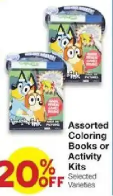 United Supermarkets Assorted Coloring Books or Activity Kits offer