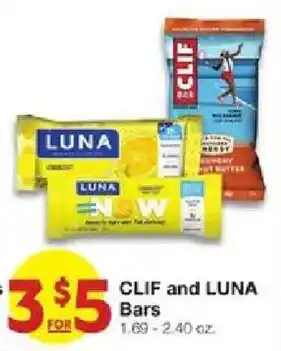 United Supermarkets Clif and Luna Bars offer