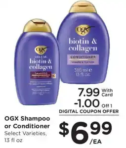 Fry's Ogx shampoo or conditioner offer
