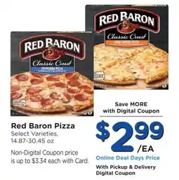 Fry's Red Baron Pizza offer