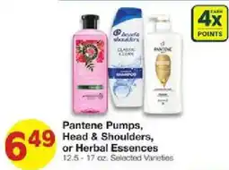 United Supermarkets Pantene Pumps, Head & Shoulders, or Herbal Essences offer