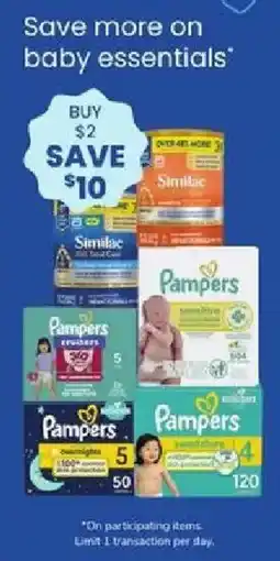 United Supermarkets Pampers baby essentials offer
