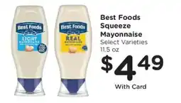 Fry's Best Foods squeeze mayonnaise offer