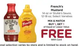 Fry's French's Mustard offer