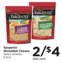 Fry's Sargento shredded cheese offer
