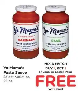 Fry's Yo Mama's Pasta Sauce offer