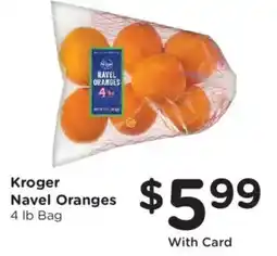 Fry's Kroger Navel Oranges offer