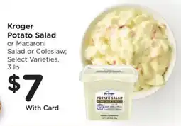 Fry's Kroger potato salad offer
