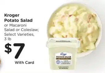 Fry's Kroger potato salad offer