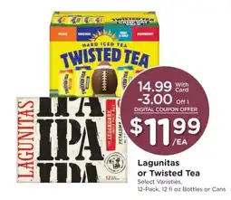Fry's Lagunitas or Twisted Tea offer