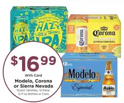 Fry's Modelo, Corona or Sierra Nevada offer