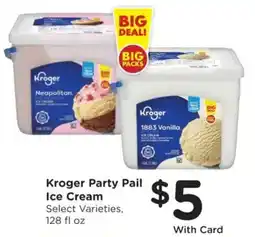 Fry's Kroger party pail ice cream offer