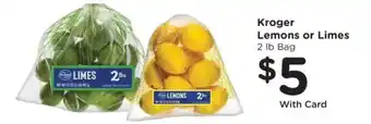 Fry's Kroger lemons or limes offer
