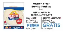 Fry's Mission Flour Burrito Tortillas offer