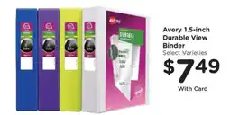 Fry's Avery 1.5-inch Durable View Binder offer