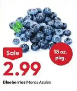 Stater Bros Blueberries offer