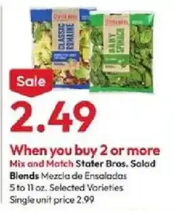 Stater Bros Stater Bros. Salad Blends offer