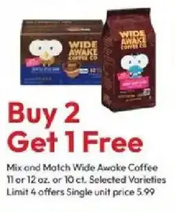 Stater Bros Wide Awake Coffee offer
