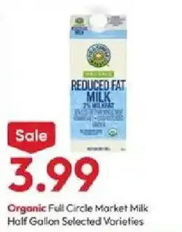 Stater Bros Organic Full Circle Market Milk offer