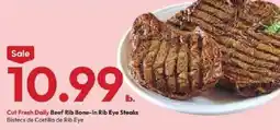 Stater Bros Cut Fresh Daily Beef Rib Bone-In Rib Eye Steaks offer