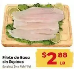 Supermercado El Rancho Boneless Swai Fish Fillet offer
