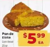 Supermercado El Rancho Pan de Elote Corn Bread offer