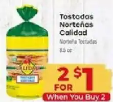Supermercado El Rancho Tostadas Norteñas Calidad offer