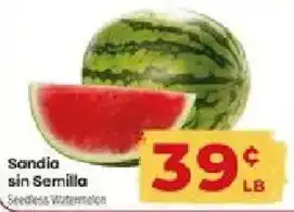 Supermercado El Rancho Seedless Watermelon offer