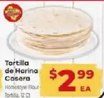 Supermercado El Rancho Tortilla de Harina Casera offer