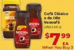 Supermercado El Rancho Nescafe Cafe Classico or de Olla offer