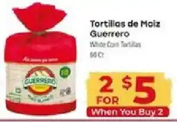 Supermercado El Rancho White Corn Tortillas offer