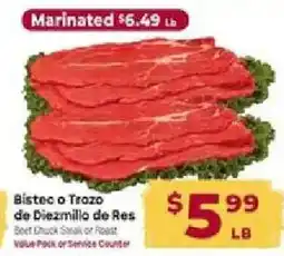 Cardenas Bistec o Trozo de Diezmillo de Res offer