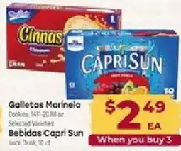 Cardenas Bebidas Capri Sun offer