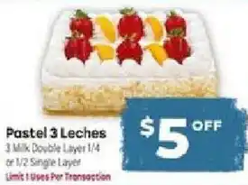 Cardenas Pastel 3 Leches offer