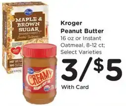 Dillons Kroger peanut butter offer