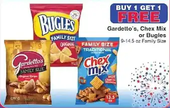 Piggly Wiggly Gardetto's, Chex Mix or Bugles offer