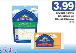 Piggly Wiggly Crystal Farms Shredded or Chunk Cheese offer