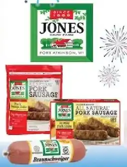 Piggly Wiggly Jones all natural pork sausage offer