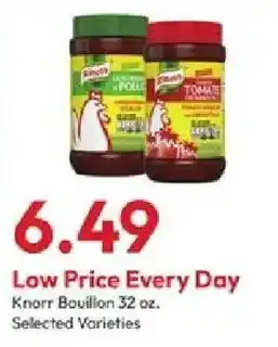 Stater Bros Knorr Bouillon offer
