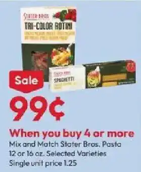 Stater Bros Stater Bros. Pasta offer