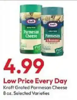 Stater Bros Kraft grated parmesan cheese offer