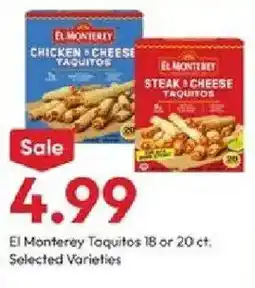 Stater Bros El Monterey Taquitos offer