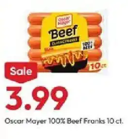 Stater Bros Oscar Mayer beef franks offer