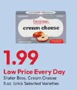 Stater Bros Stater Bros. cream cheese offer