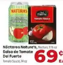 Supermercado El Rancho Nectaras Naturas, Nectaras, Salsa de Tomate Del Fuerte offer